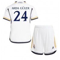 Koszulka piłkarska Real Madrid Arda Guler #24 Strój Domowy dla dzieci 2023-24 tanio Krótki Rękaw (+ Krótkie spodenki)
